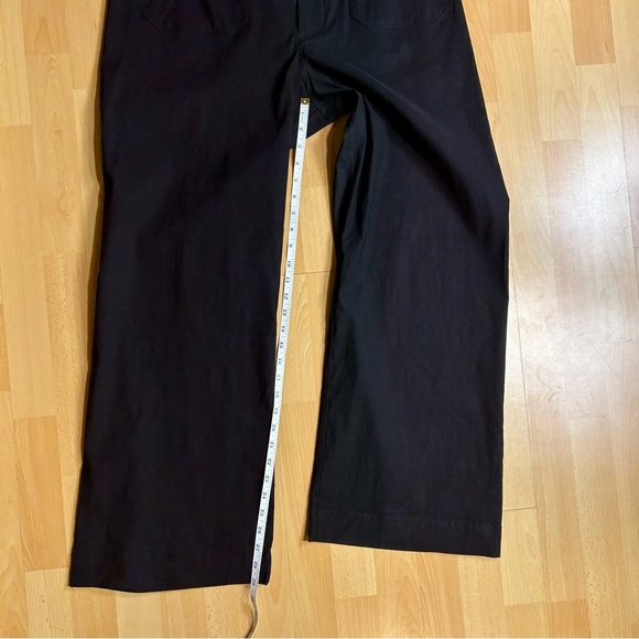 Anthropologie Maeve Colette Magic Fabric Crop Wide Leg Pant in Black 34 - Picture 15 of 15